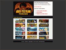 Tablet Screenshot of forums2.battleon.com
